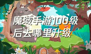 魔域手游100级后去哪里升级