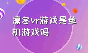 凛冬vr游戏是单机游戏吗