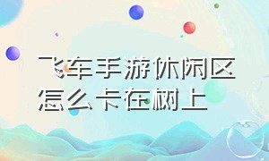 飞车手游休闲区怎么卡在树上