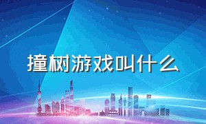 撞树游戏叫什么（男生撞树游戏叫什么名字）