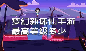 梦幻新诛仙手游最高等级多少