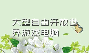 大型自由开放世界游戏电脑