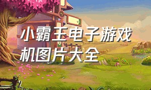 小霸王电子游戏机图片大全