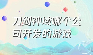 刀剑神域哪个公司开发的游戏