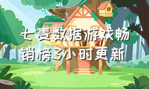 七麦数据游戏畅销榜3小时更新