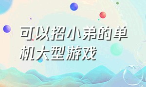 可以招小弟的单机大型游戏