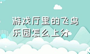 游戏厅里的飞鸟乐园怎么上分