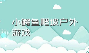 小鳄鱼爬坡户外游戏（聪明的小鳄鱼户外游戏）