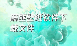 麻匪壁纸软件下载文件（怎么下载麻匪电脑壁纸）