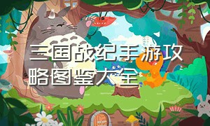 三国战纪手游攻略图鉴大全