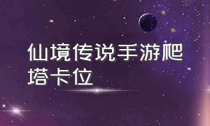 仙境传说手游爬塔卡位