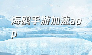 海鸥手游加速app