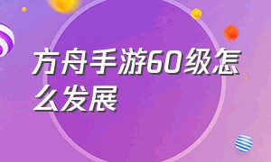 方舟手游60级怎么发展（方舟手游60级后怎样快速升级）