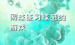 网球练习球感的游戏