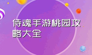 侍魂手游桃园攻略大全