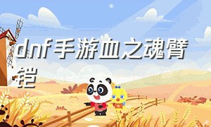 dnf手游血之魂臂铠