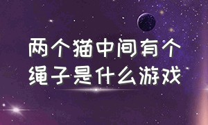 两个猫中间有个绳子是什么游戏