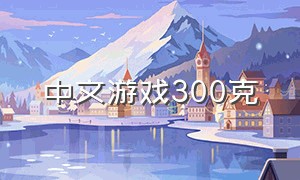 中文游戏300克