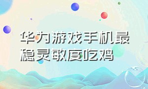 华为游戏手机最稳灵敏度吃鸡