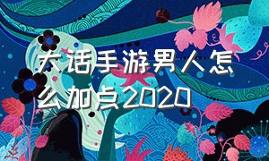 大话手游男人怎么加点2020