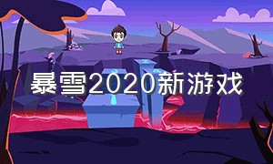 暴雪2020新游戏