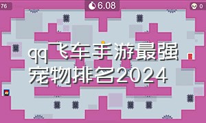 qq飞车手游最强宠物排名2024