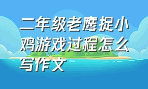 二年级老鹰捉小鸡游戏过程怎么写作文（有趣的游戏老鹰捉小鸡二年级写话）