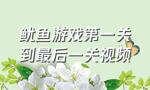 鱿鱼游戏第一关到最后一关视频（鱿鱼游戏的第一关和第二关讲解）