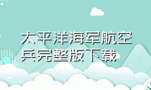 太平洋海军航空兵完整版下载