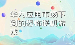 华为应用市场下到的恐怖联机游戏