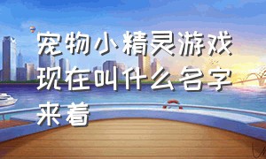 宠物小精灵游戏现在叫什么名字来着（宠物小精灵游戏排行榜前十名3d）