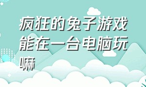 疯狂的兔子游戏能在一台电脑玩嘛