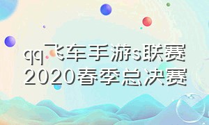 qq飞车手游s联赛2020春季总决赛（qq飞车手游s联赛决赛时间2024）
