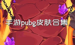 手游pubg皮肤合集（pubg手游皮肤稀有度排行）