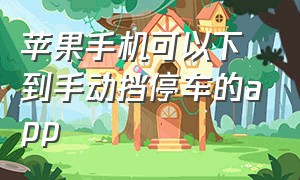 苹果手机可以下到手动挡停车的app