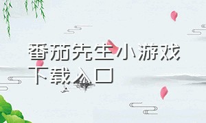 番茄先生小游戏下载入口