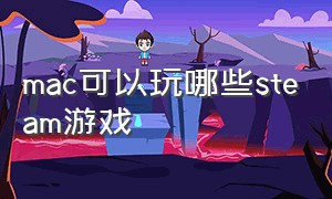 mac可以玩哪些steam游戏