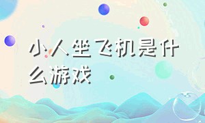 小人坐飞机是什么游戏