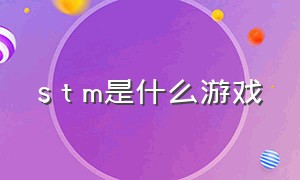 s t m是什么游戏