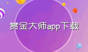赏金大师app下载