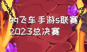 qq飞车手游s联赛2023总决赛