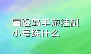 冒险岛手游挂机小号练什么