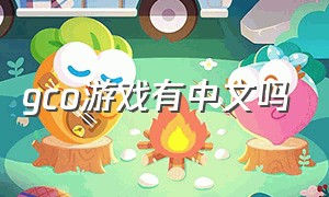 gco游戏有中文吗