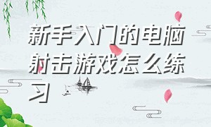 新手入门的电脑射击游戏怎么练习