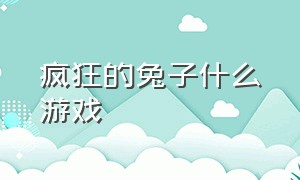 疯狂的兔子什么游戏