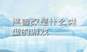 黑兽改是什么类型的游戏