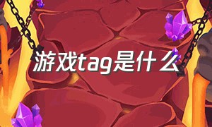 游戏tag是什么