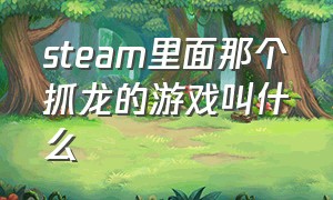 steam里面那个抓龙的游戏叫什么