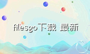filesgo下载 最新