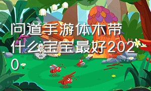 问道手游体木带什么宝宝最好2020